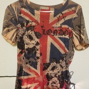 London print tshirt